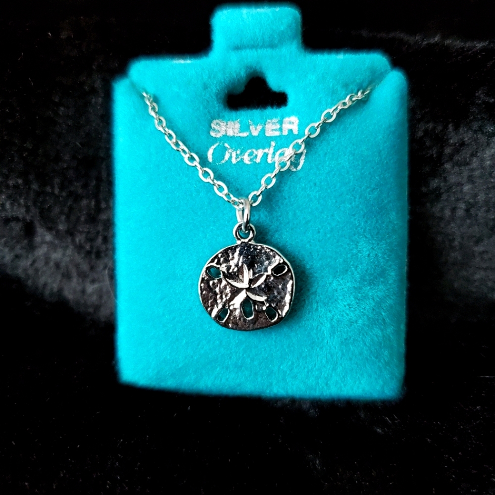 Silver Sand Dollar Necklace